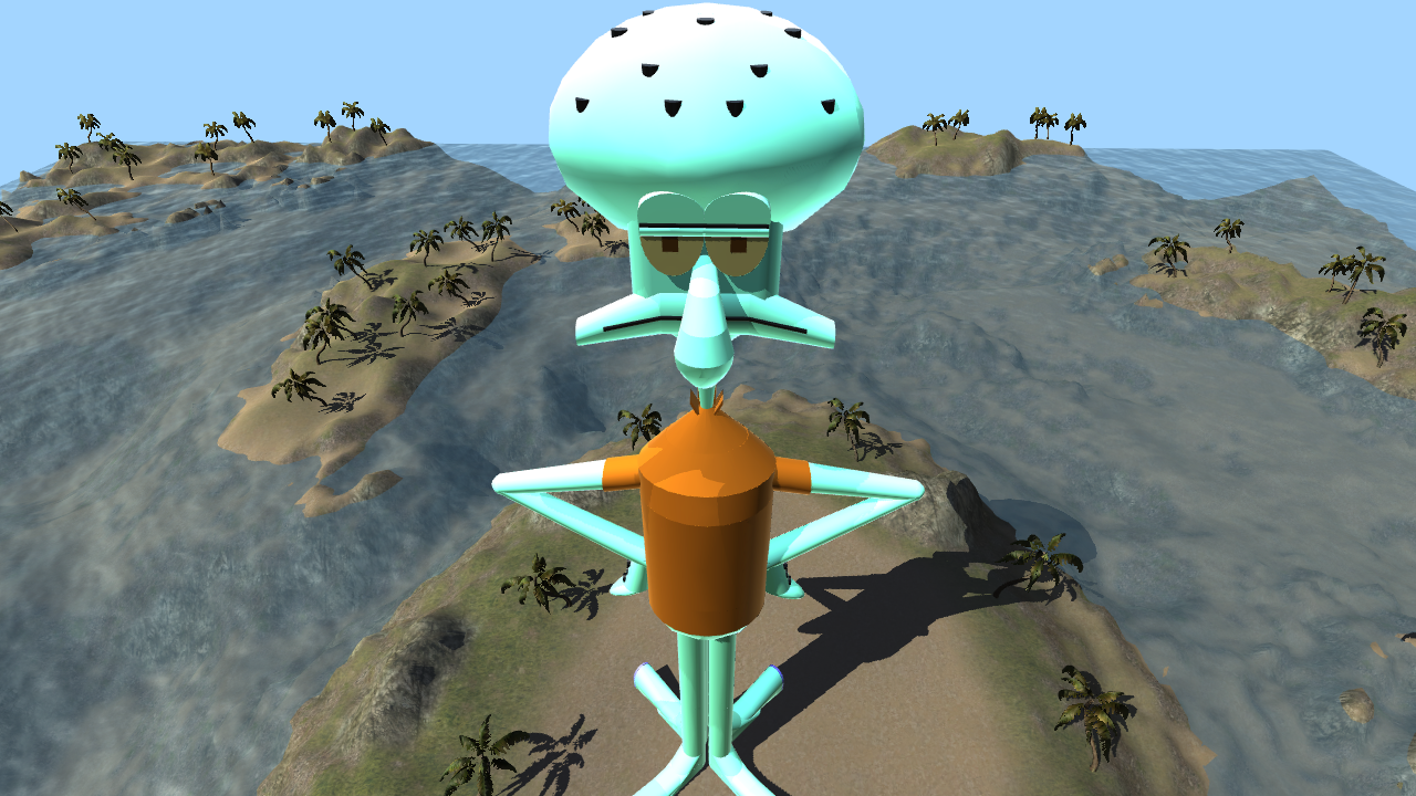 SimplePlanes | Holy Statue of Squidward