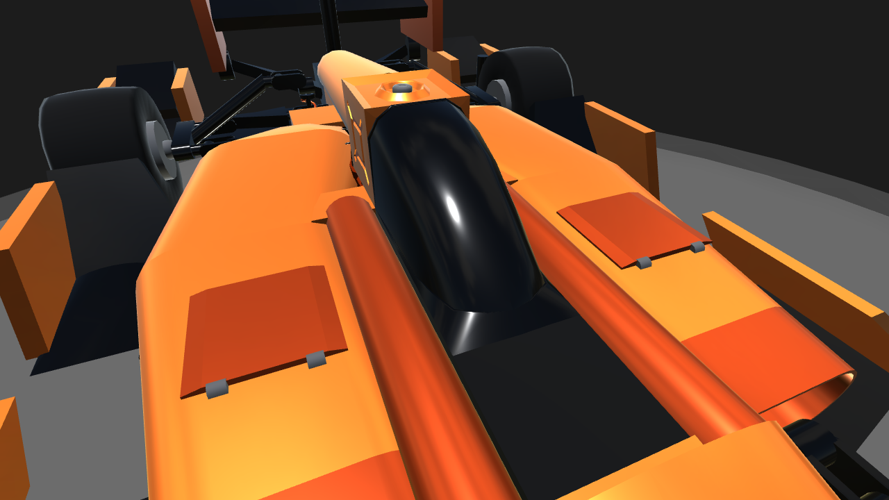 SimplePlanes | Race car ( More Aerodynamic Cockpit )