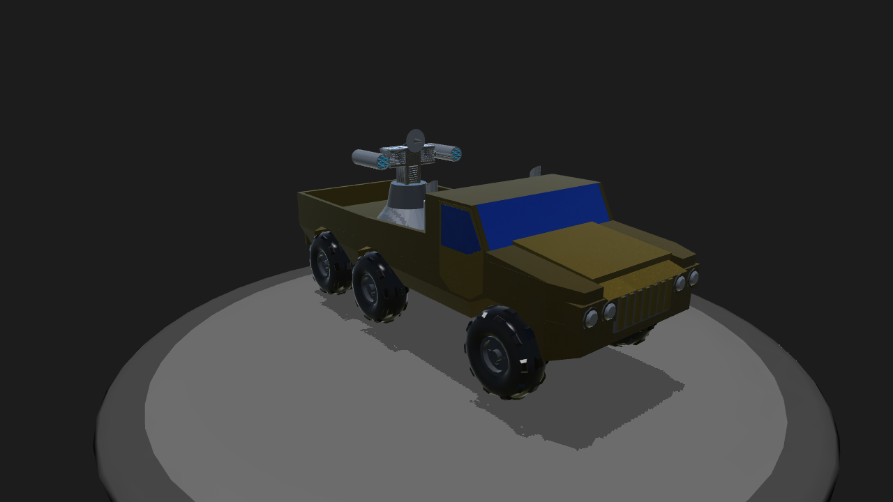 SimplePlanes | Anti-Aircraft Truck (V2 of The Rocket Pod Truck)