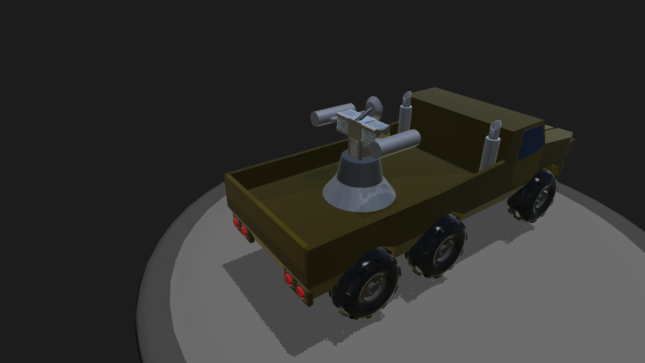 SimplePlanes | Anti-Aircraft Truck (V2 of The Rocket Pod Truck)