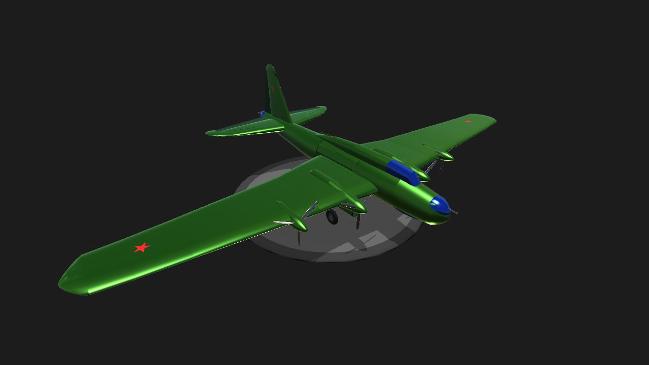 SimplePlanes | Petlyakov Pe-8 (5000kg Bomb)