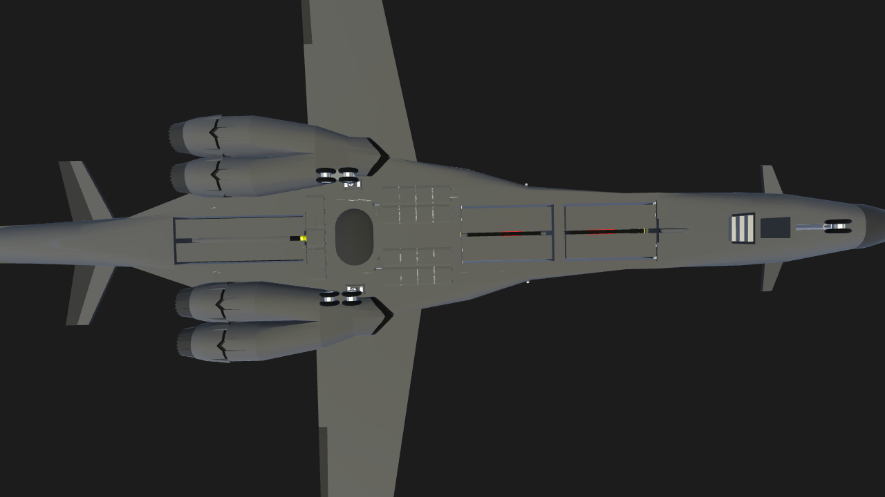 SimplePlanes | Rockwell B-1B Lancer With Rotary Bay