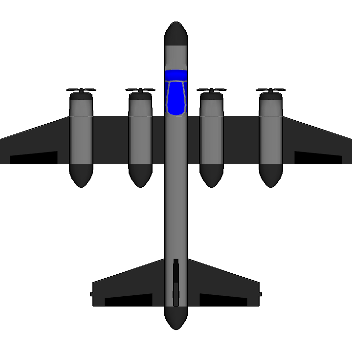 4 propeller plane