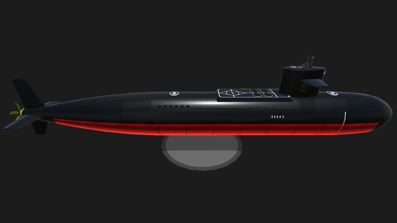 SimplePlanes | SSN-SH-5 Nuclear attack submarine