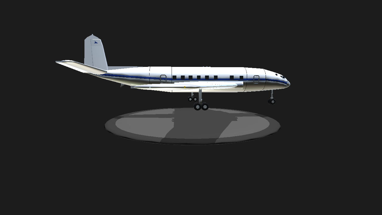 De havilland comet чертежи