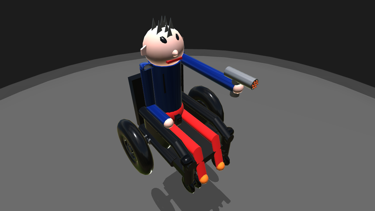 Simpleplanes Fliegender Rollstuhl Flying Wheelchair