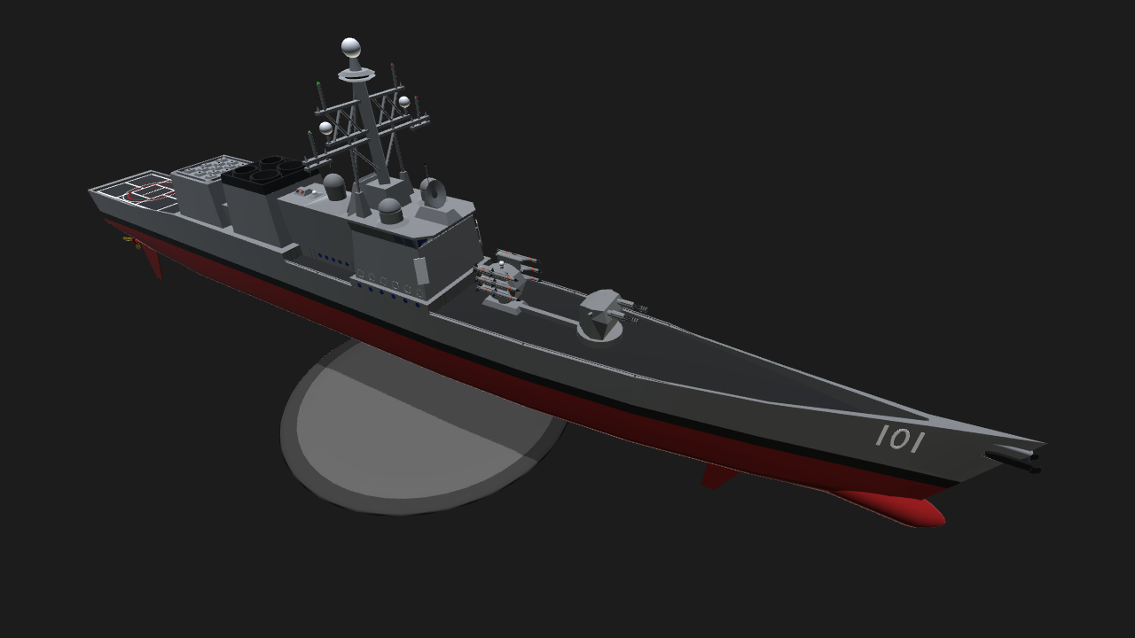 SimplePlanes | Kingfisher Class Destroyer 'USS California DDG 101'