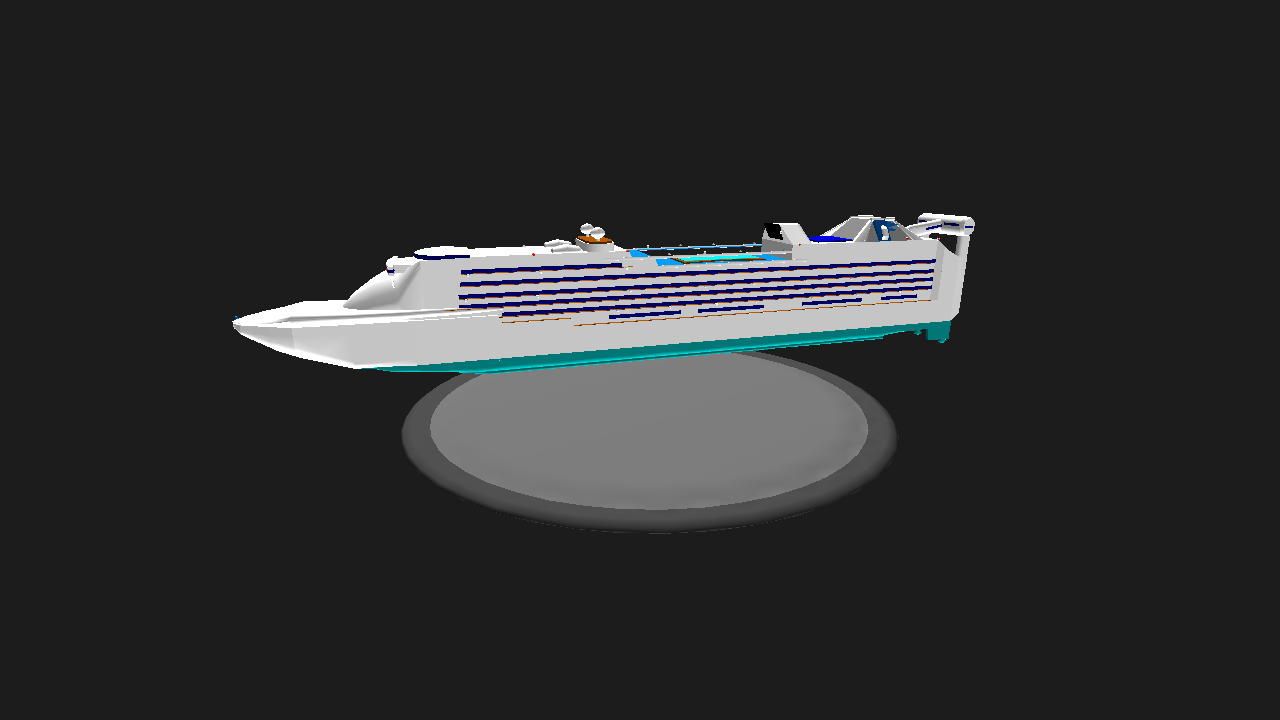 golden princess cruise ship model