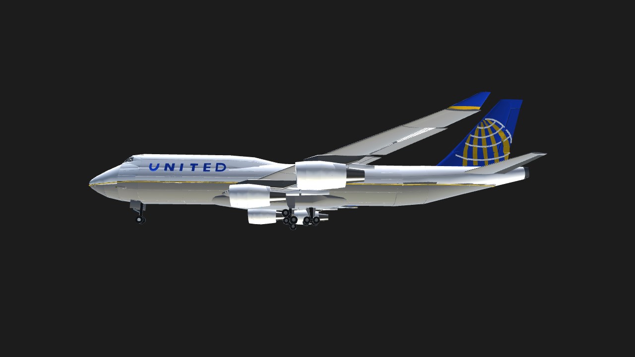 SimplePlanes | Boeing 747 United