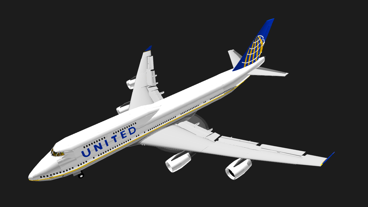 SimplePlanes | Boeing 747 United