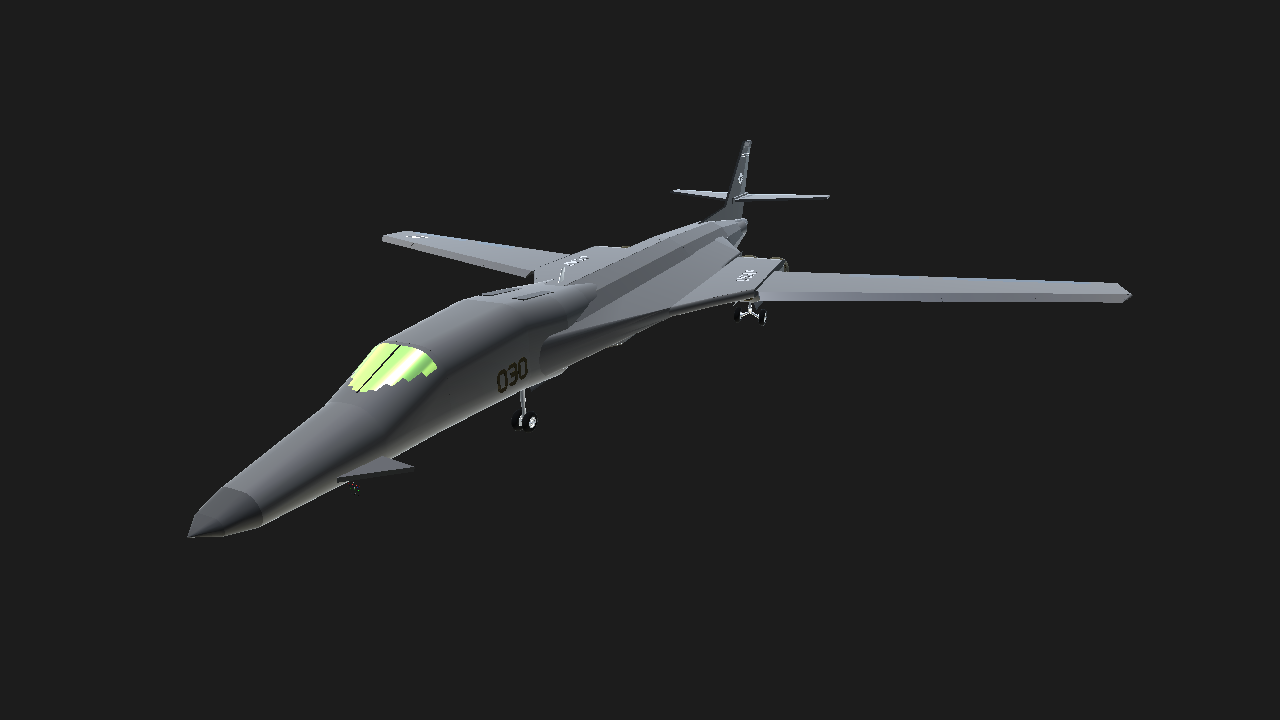 SimplePlanes | Rockwell B-1 Lancer V1.1 (carpet Bomber)