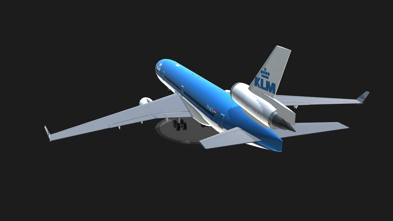 Simpleplanes Mcdonnell Douglas Md 11 Klm Read Description - klm plane roblox