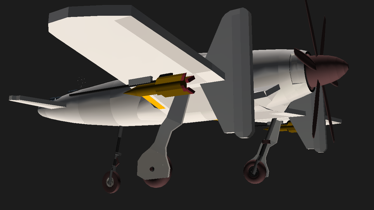 震电式战斗机模型图片