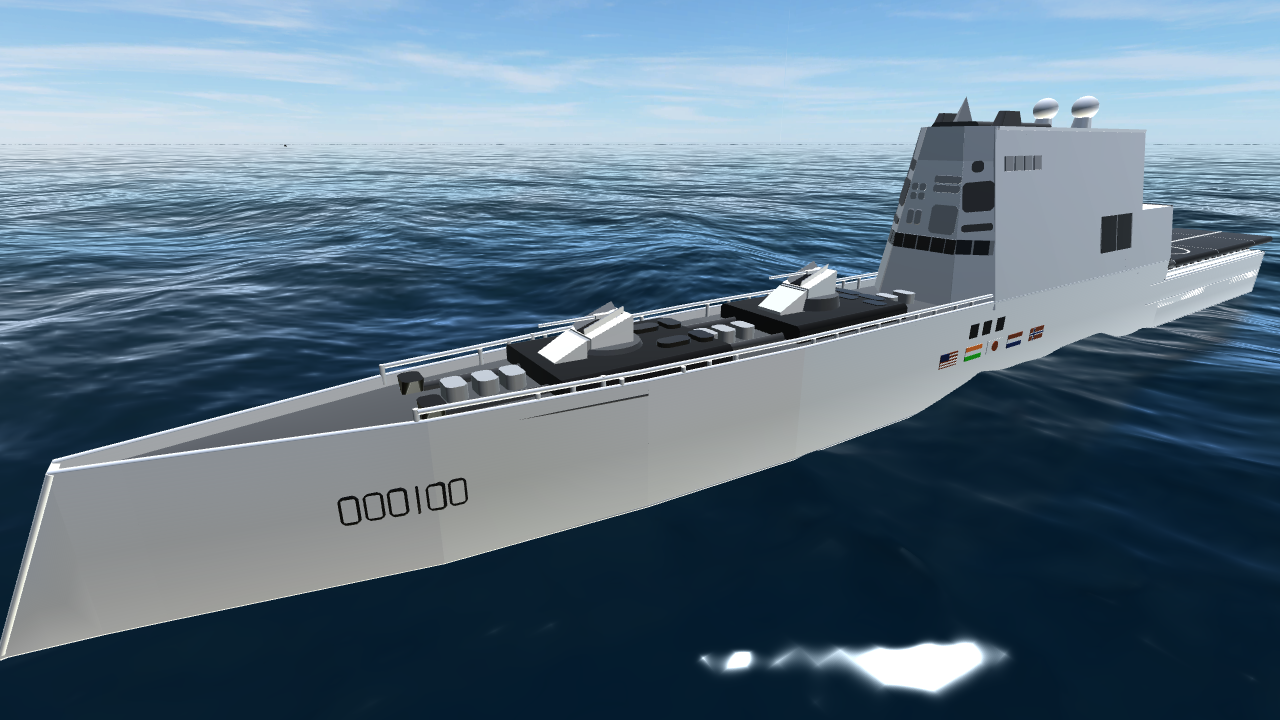 SimplePlanes | Ddg 1000 Jumwalter class destroyer