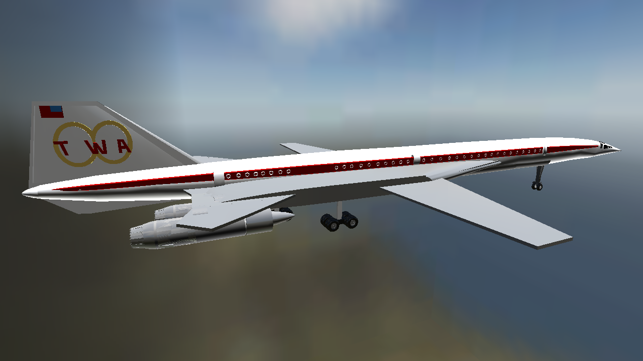 SimplePlanes | Boeing 2707-100 (Retro TWA Livery)