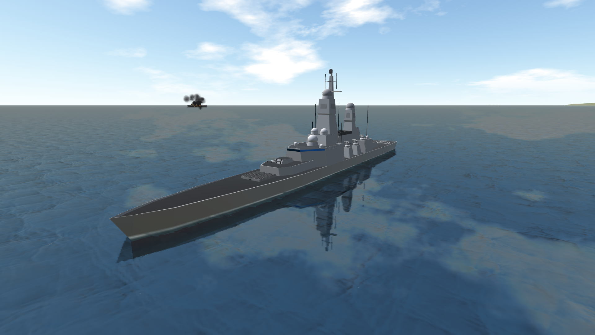 SimplePlanes | Nassau-Class Nuclear Powered Cruiser