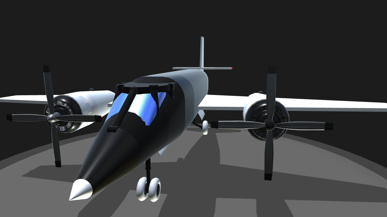 SimplePlanes | Twin engine propeller Plane