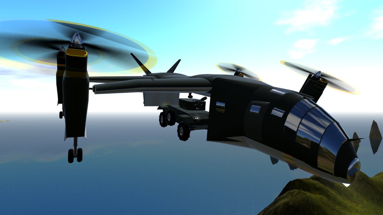 SimplePlanes | NAVIS DROPSHIP (vehicle model)