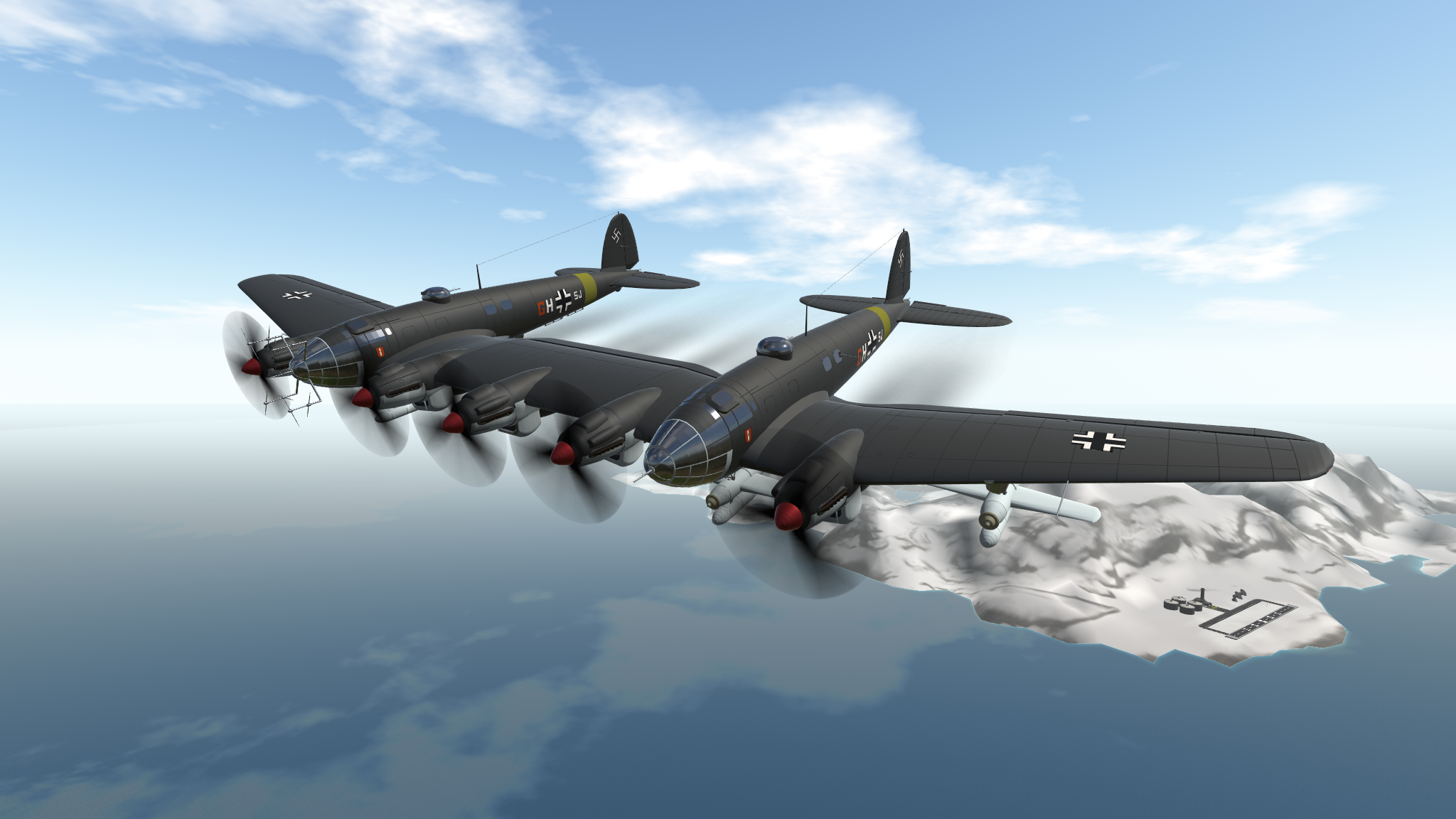 simpleplanes-heinkel-he-111z-2-zwilling
