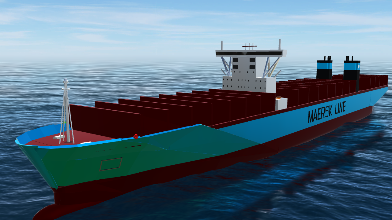 SimplePlanes | Maersk Triple E Container Ship