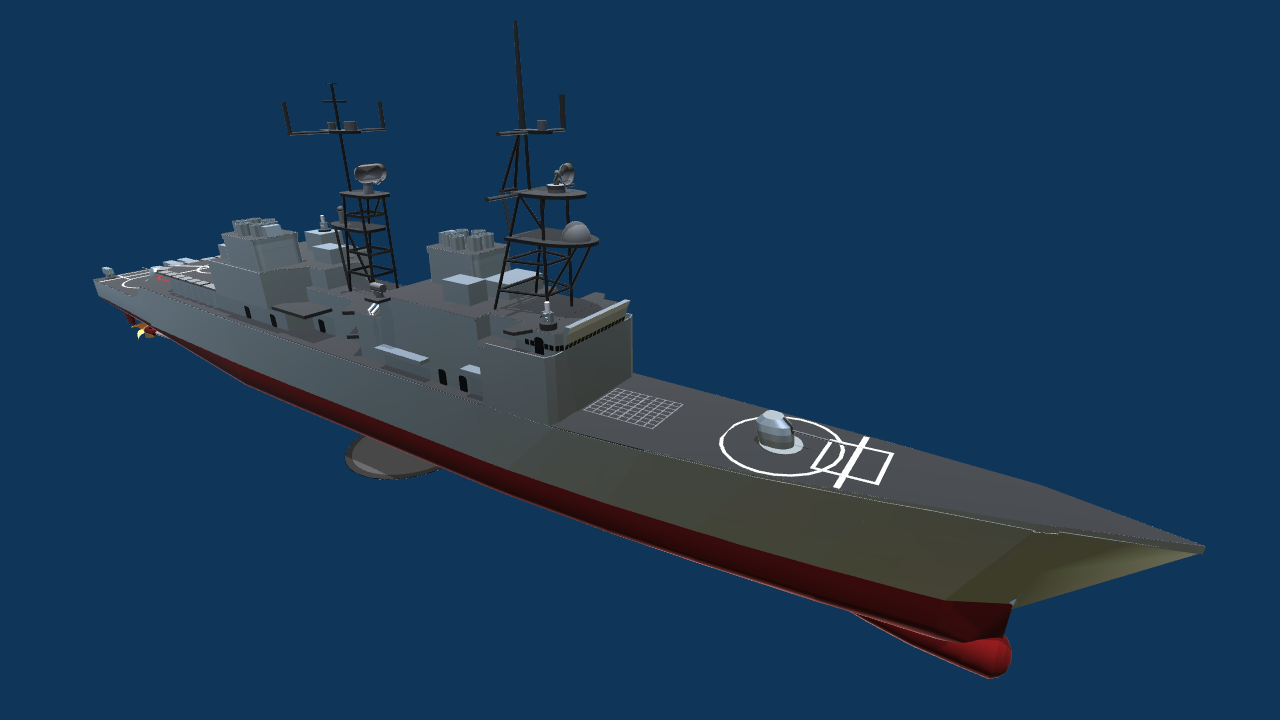 Spruance Class Destroyer Layout