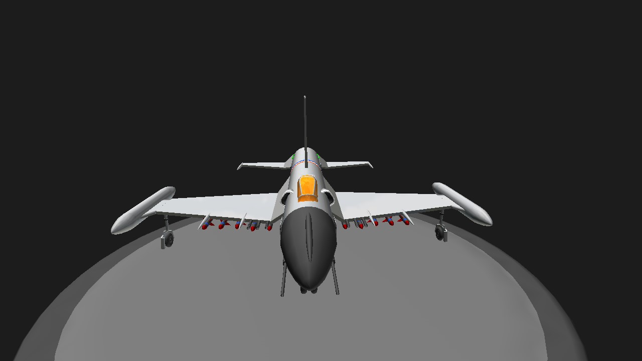 SimplePlanes | Enclave Poseidon Energy F-9 Vulture (Fallout concept)
