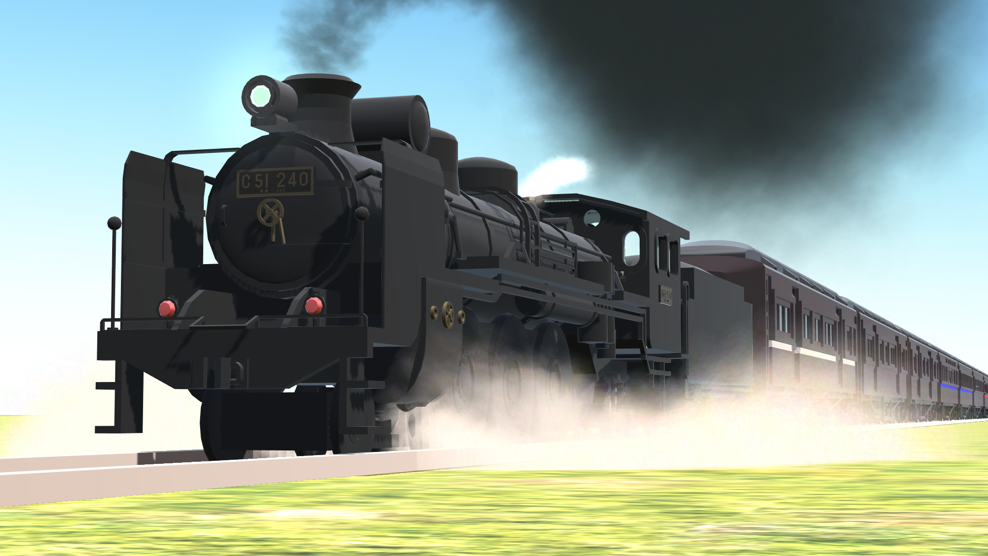 Simpleplanes Jnr C51 Steam Locomotive