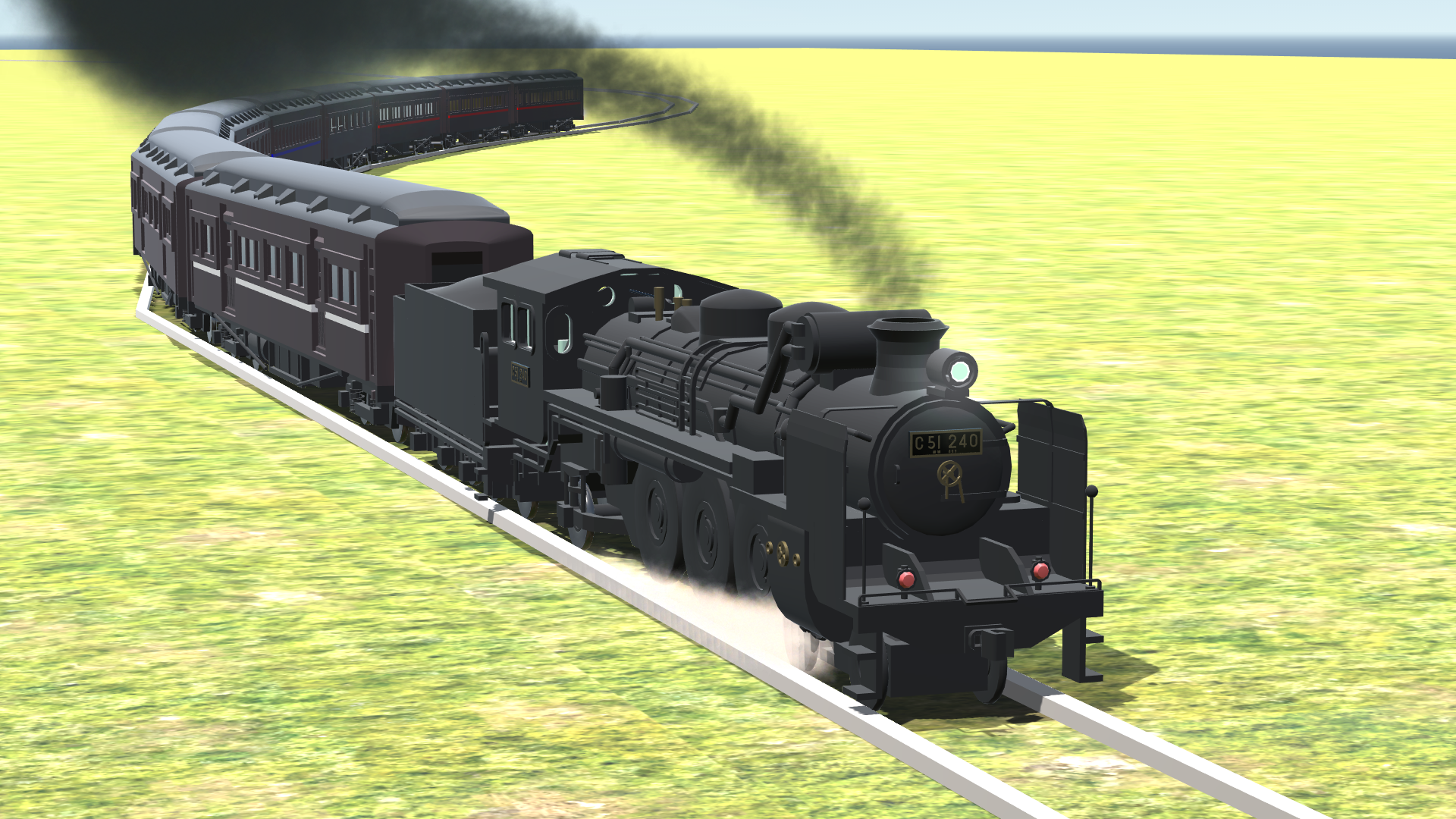 Simpleplanes Jnr C51 Steam Locomotive
