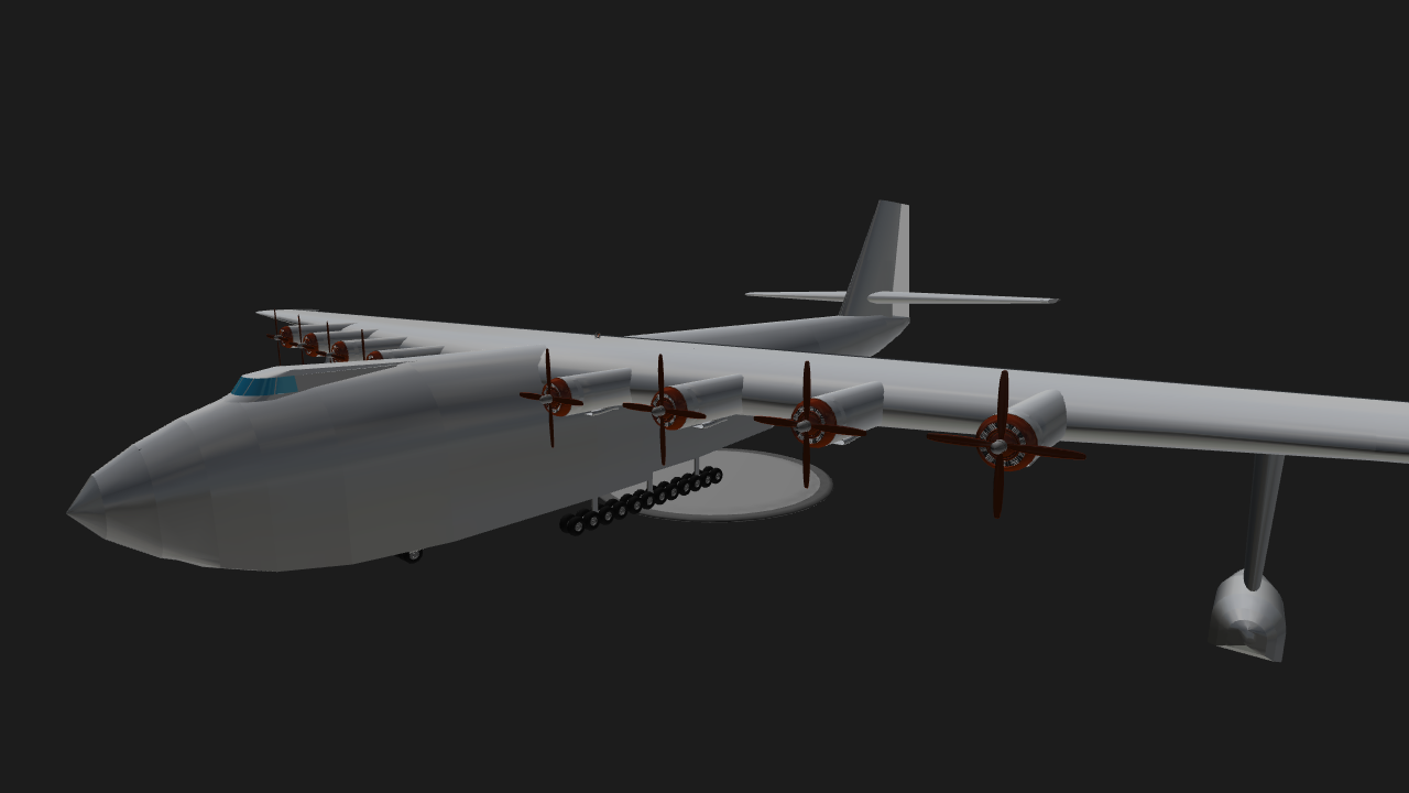 SimplePlanes | Hughes H-4 Hercules "Spruce Goose" (with Landing Gear)