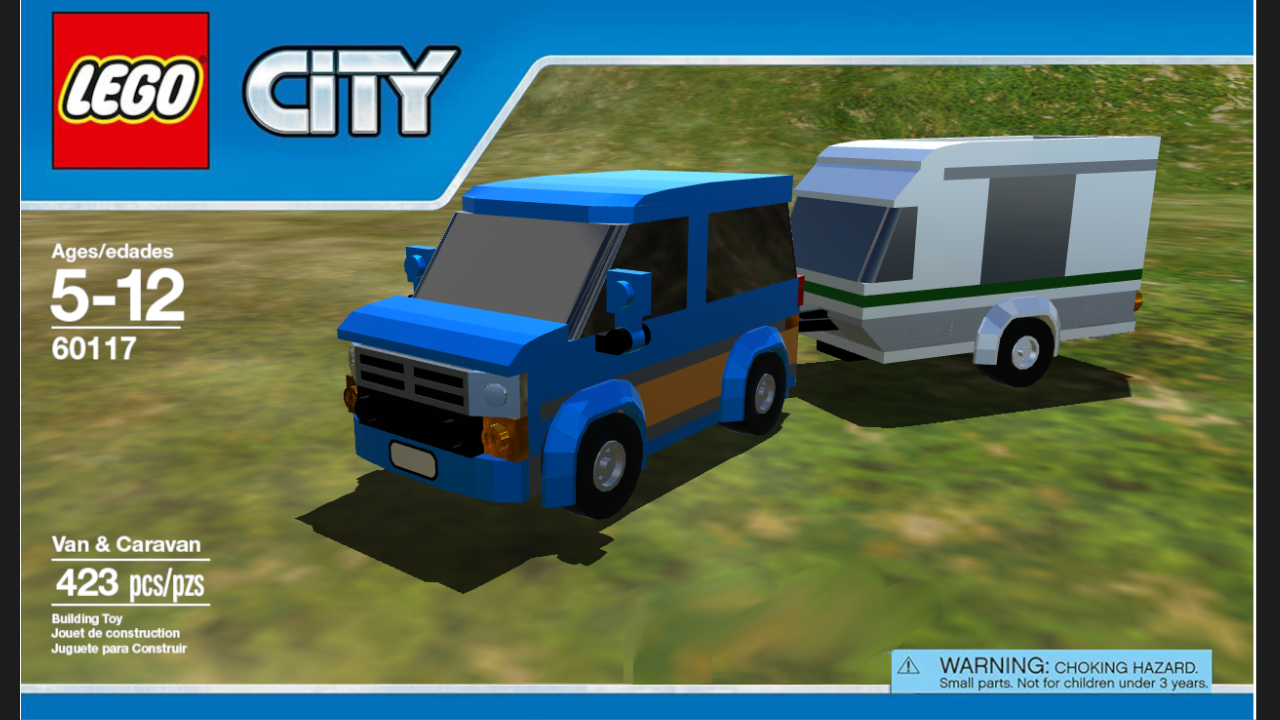 lego city 60117 van & caravan
