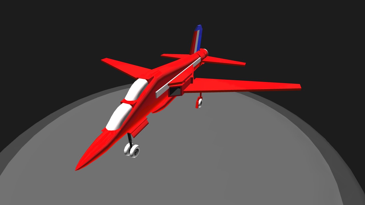 SimplePlanes | Hawk T1A (Red Arrows color scheme)