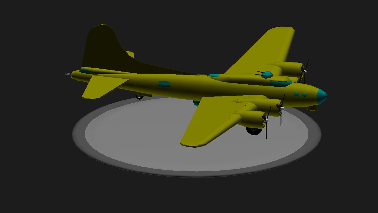SimplePlanes  AI B17 Flying Fortress