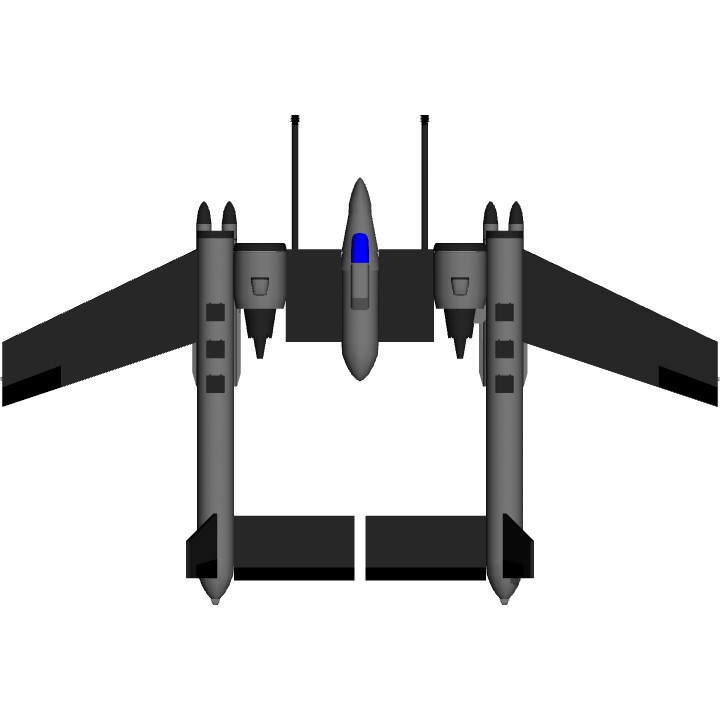 SimplePlanes | P38 armed to the theets