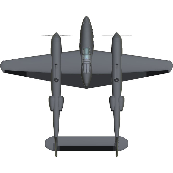 SimplePlanes  Lockheed P-38 Lightning (Glacier Girl)