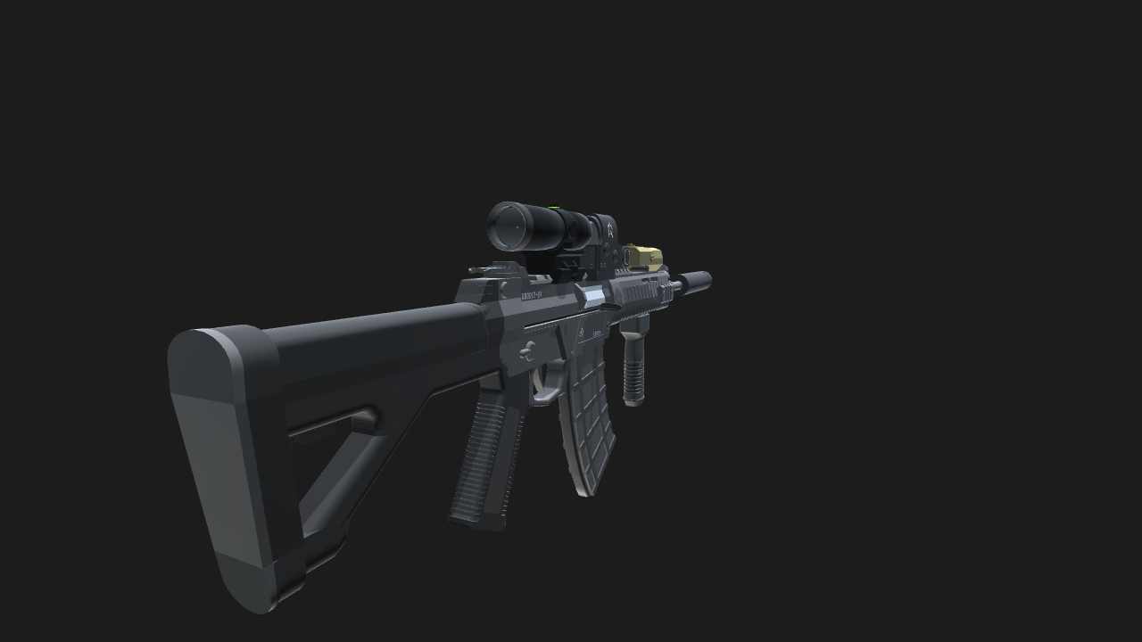 SimplePlanes | QBZ-191 Assault Rifle