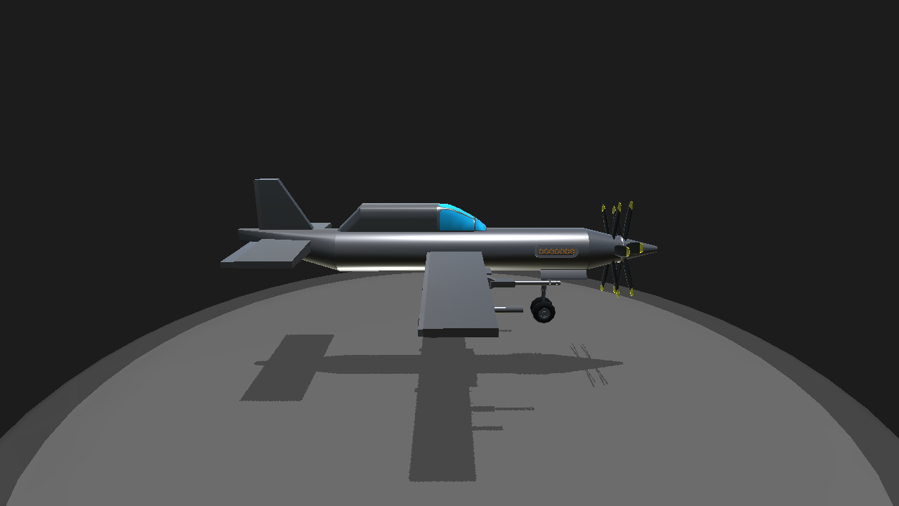 Simpleplanes P 37 Attacker Fighter Aircraft