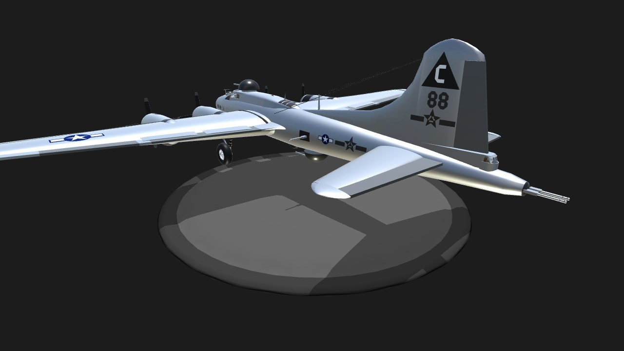 SimplePlanes  B-17 Flying Fortress (with fully automatic aiming guns!!!!)