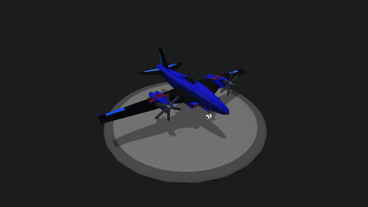 SimplePlanes VTOL propeller plane