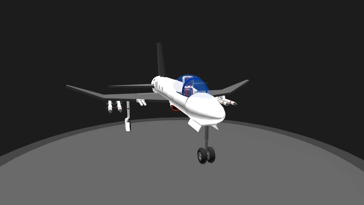 SimplePlanes | Advanced DAA3110 Jet Fighter With cockpit [UPDATED]