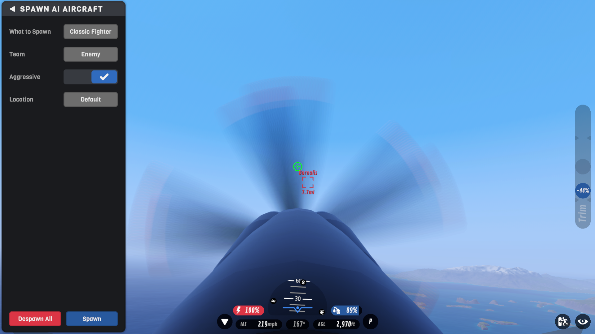 SimplePlanes No Gun aim Lead inicator