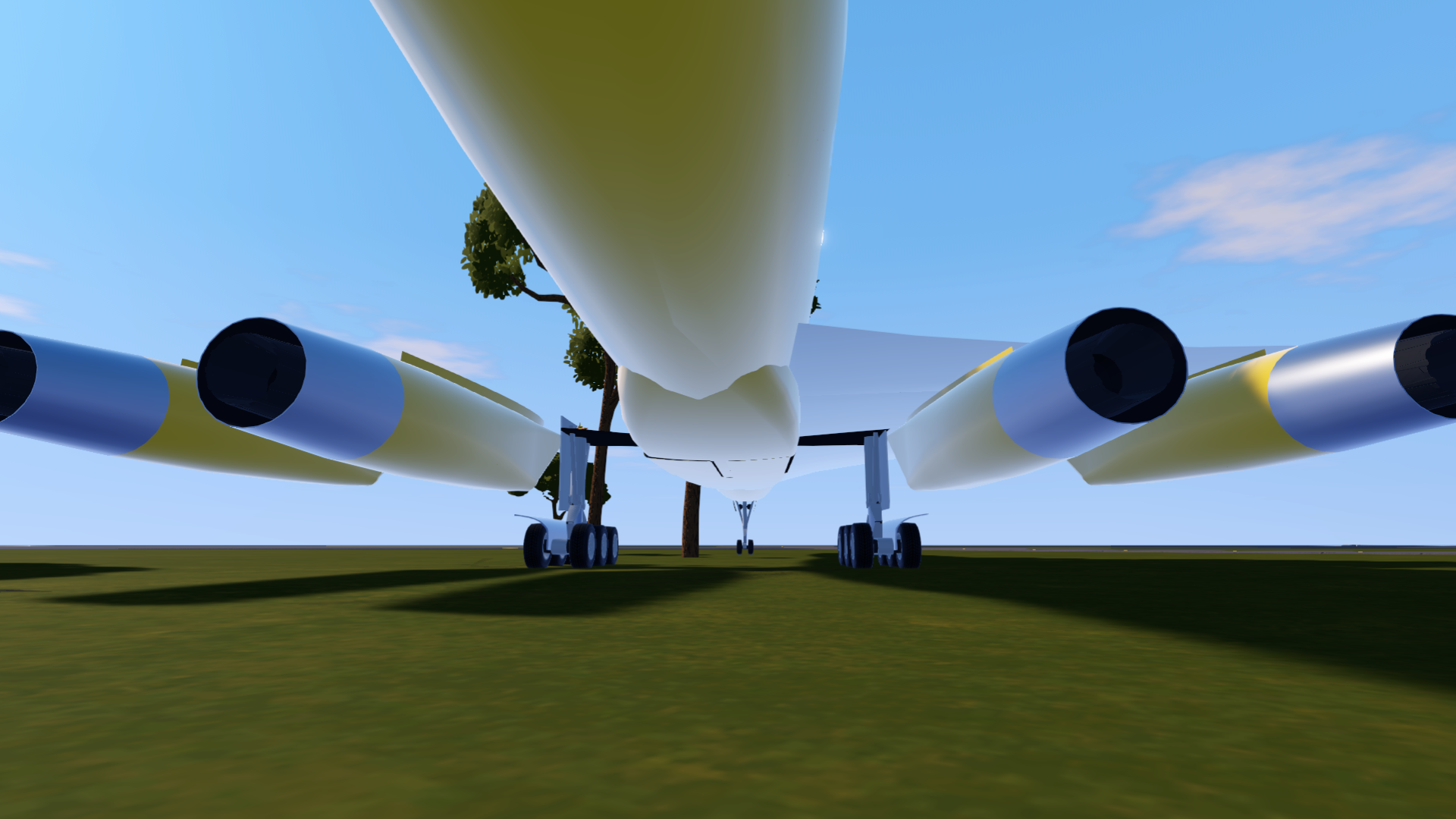 SimplePlanes wing destroyed but engine still is there