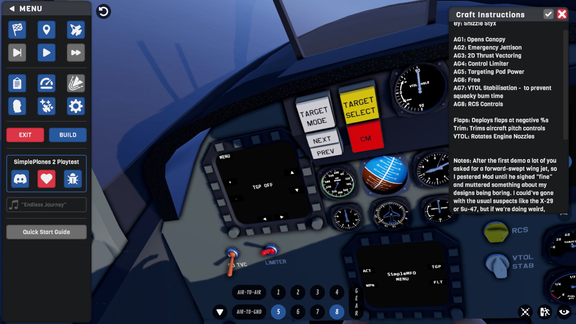 SimplePlanes Targeting Pod not functional when associated ordnance has ...
