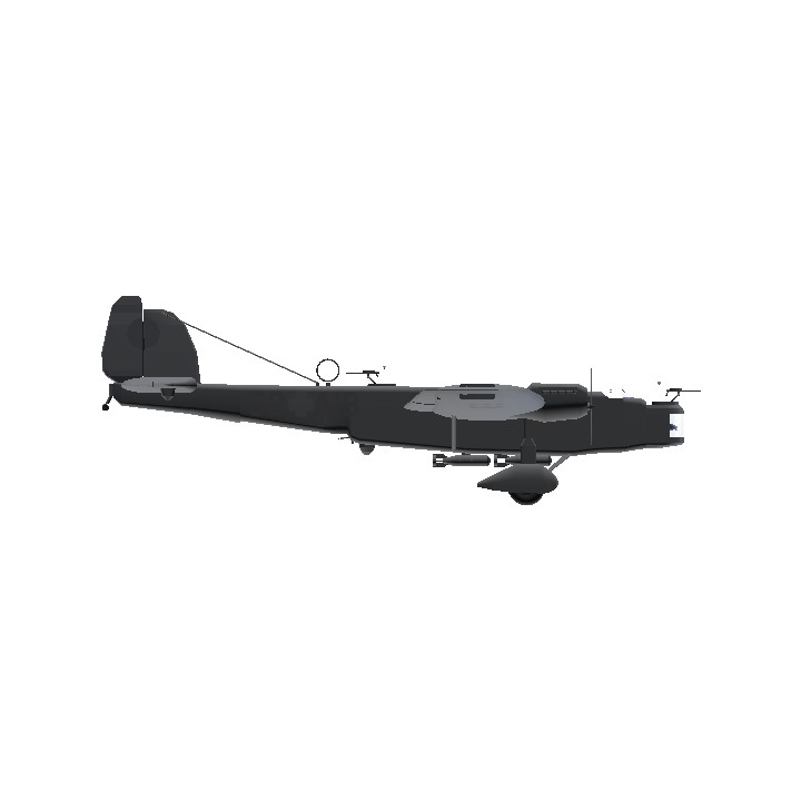 SimplePlanes | (heavy bomber) Dornier 23 remastered Dornier 11 (refix)