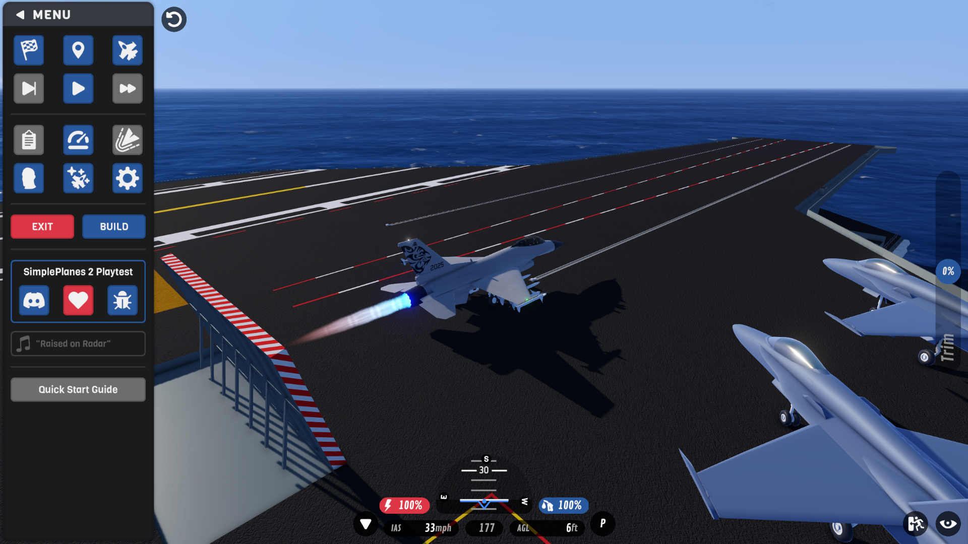 SimplePlanes catapult release button disappear