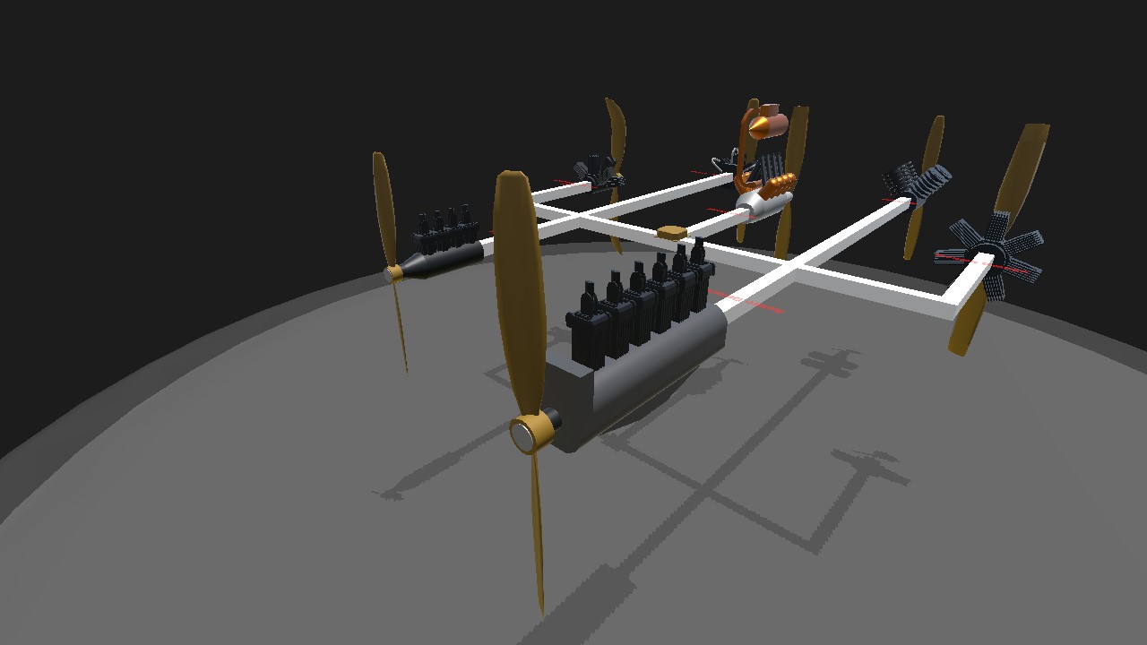 SimplePlanes | Early aero engines (low part)