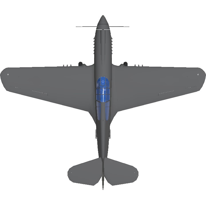 SimplePlanes | Curtiss P-40 E Warhawk 332nd Fighter Wing Red Tails