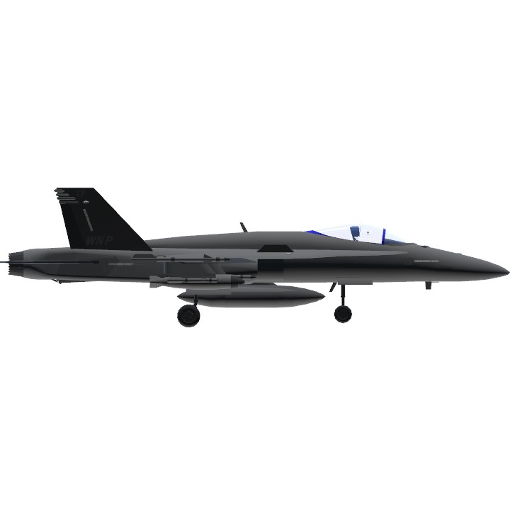 SimplePlanes | F 18 grey with cockpit