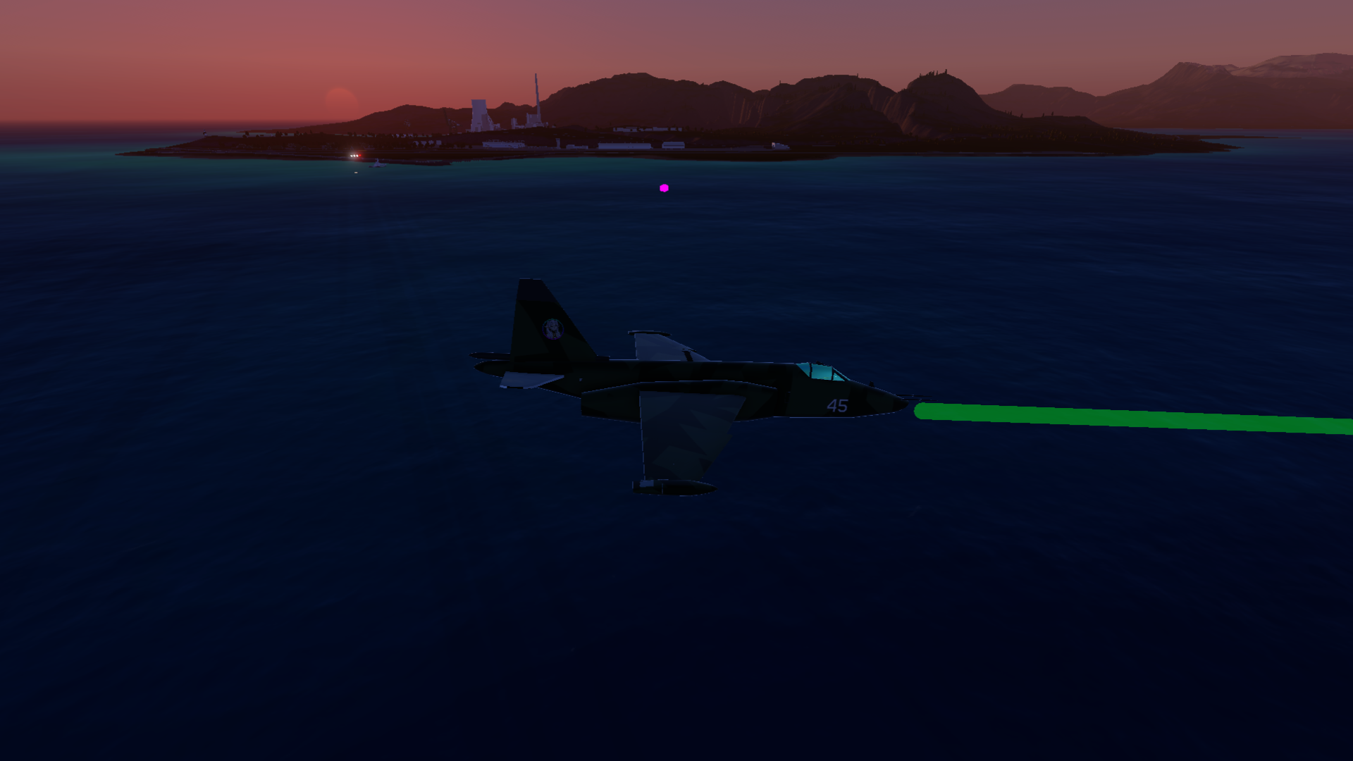 SimplePlanes Floating purple stuff
