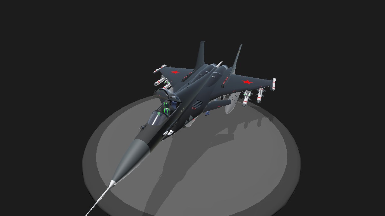 SimplePlanes | MiG-45M Hyena (2 person heavy multi purpose fighter)