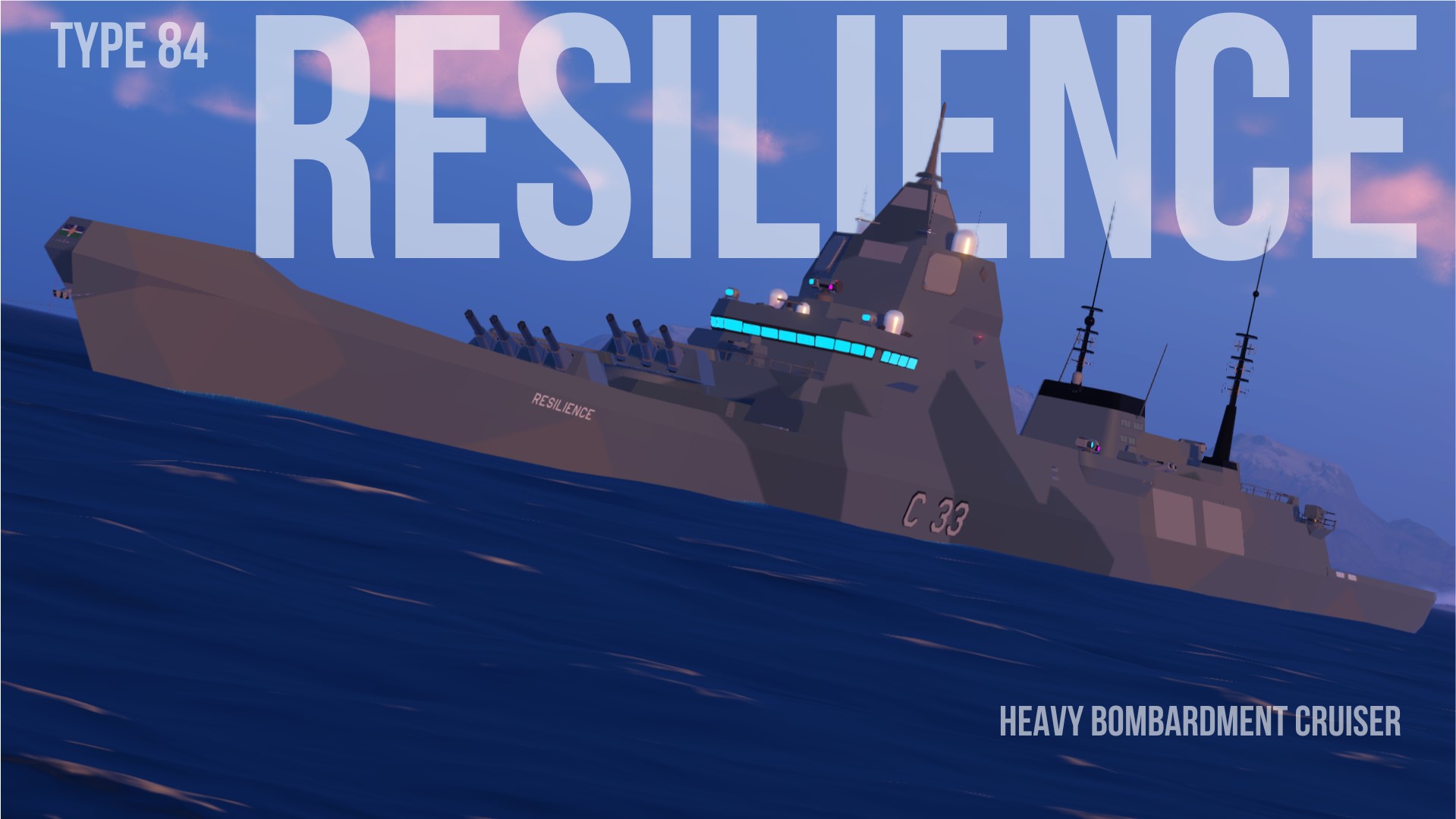 SimplePlanes | Resilience Class Heavy Cruiser